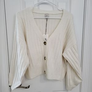 Cream cardigan